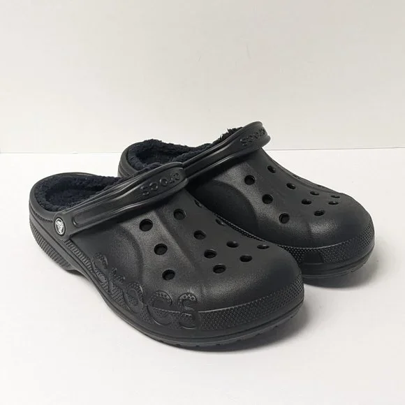 CROCS Shoes Crocs Classic Lined Clogs Black Mens M Poshmark